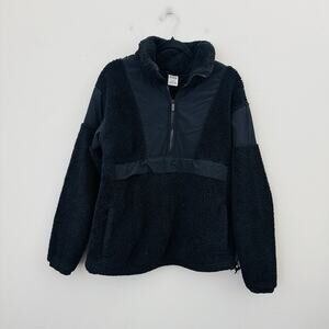 Victorias Secret Black Fuzzy Pullover Sweater Size M